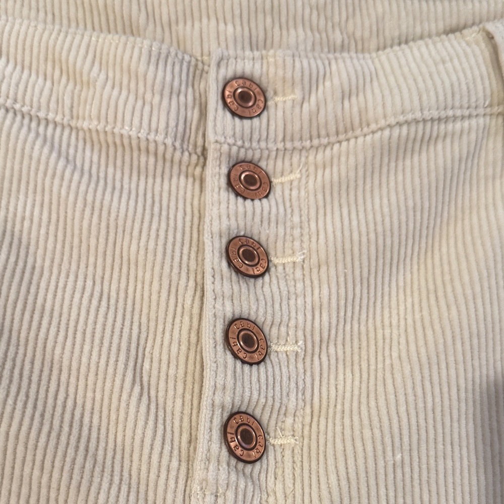 CAbi Cream Ribbed Knit Garment - Picture 3 of 4
